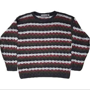Vintage sweater striped oversized David Taylor L